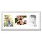ArtToFrames Collage Photo Picture Frame with 3 - 8x10 inch Openings, Framed in White with Over 62 Mat Color Options and Plexi Glass (CSM-3966-117)